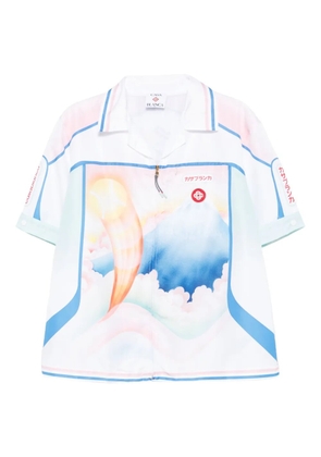 Casablanca graphic-print shirt - White