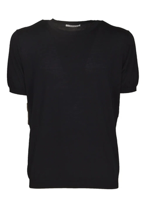 Kangra short-sleeve round-neck sweater - Blue