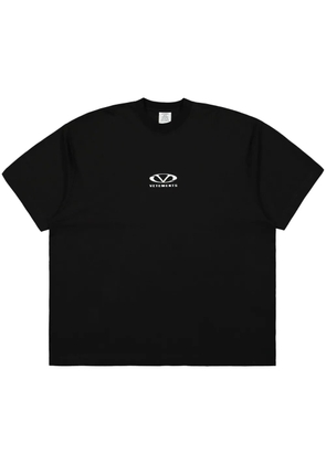 VETEMENTS logo-print T-shirt - Black