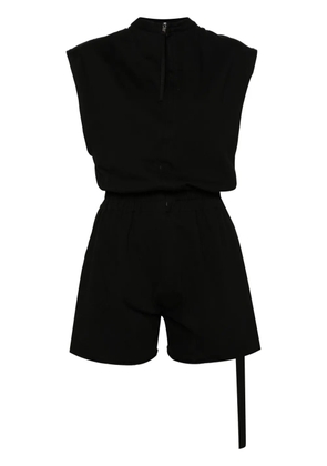 Rick Owens DRKSHDW sleeveless jersey playsuit - Black