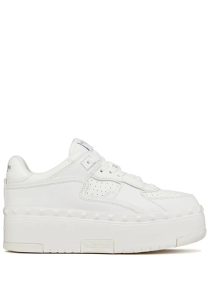 Valentino Garavani Freedots XL leather sneakers - White