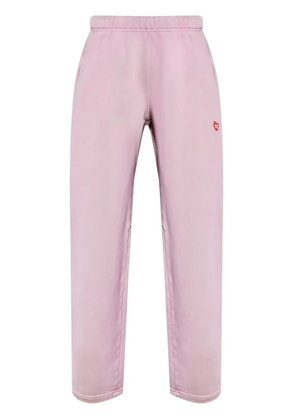 Alexander Wang logo-print cotton track pants - Pink