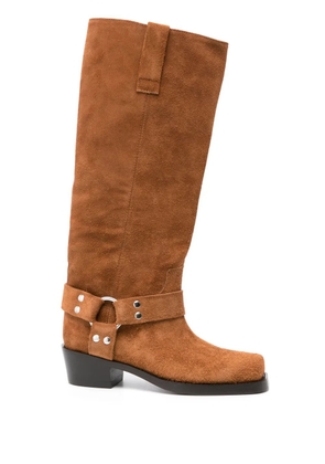 Paris Texas Roxy 50mm suede boots - Brown