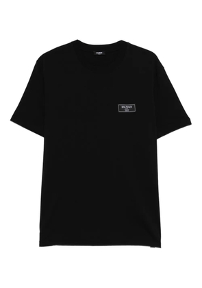 Balmain logo-motif cotton T-shirt - Black