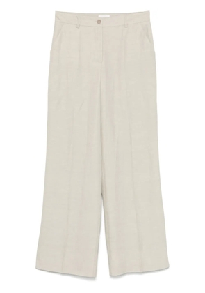 P.A.R.O.S.H. slub-texture trousers - Neutrals
