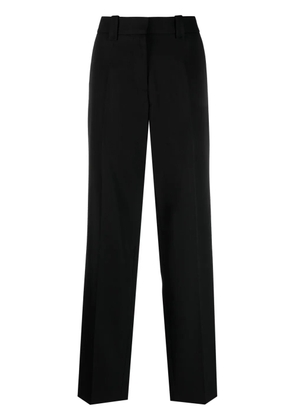 Rabanne virgin wool straight-leg trousers - Black
