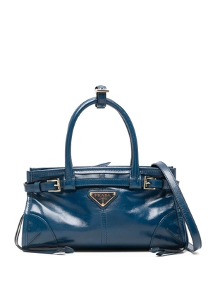 Prada mini Bonnie buckle-detail tote bag - Blue