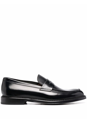 Doucal's horsebit-detail slip-on loafers - Black