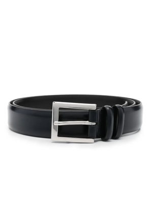 Orciani leather adjustable-fit belt - Blue