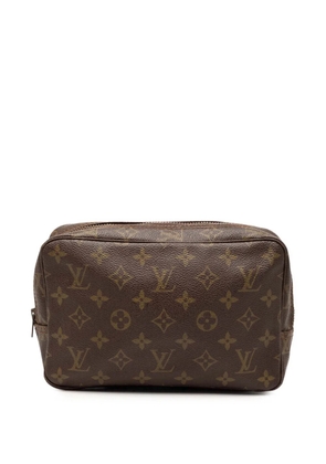 Louis Vuitton Pre-Owned 1982 Monogram Trousse Toilette 23 clutch bag - Brown