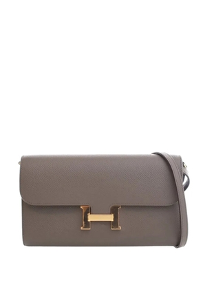 Hermès Pre-Owned 2020 Epsom Constance Long To Go Wallet crossbody bag - Brown