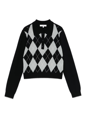 FRAME checked polo top - Blue