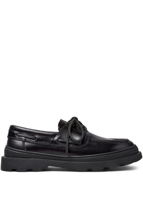 Camper Brutus leather lace-up loafers - Black