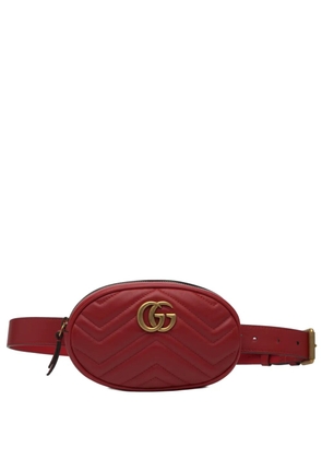 Gucci Pre-Owned 2016-2025 GG Marmont Matelasse Leather belt bag - Red