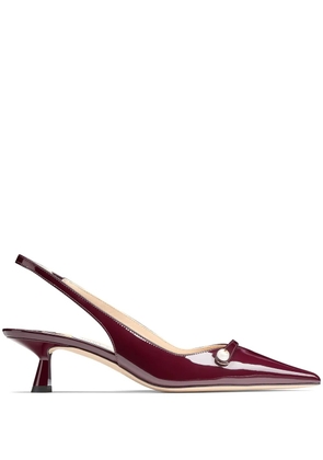 Jimmy Choo 45mm Amita slingback pumps - Red