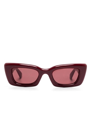 Gucci Eyewear rectangular-frame sunglasses - Red