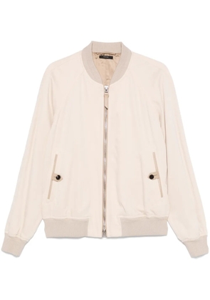 TOM FORD gabardine bomber jacket - Neutrals