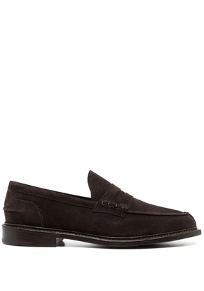 Tricker's Adam suede penny loafers - Brown