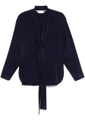 Victoria Beckham scarf-detail blouse - Blue