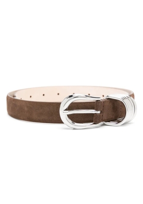Déhanche Hollyhock suede belt - Brown