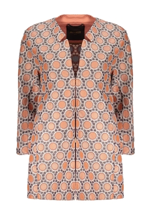 Moorer geometric-pattern jacket - Grey