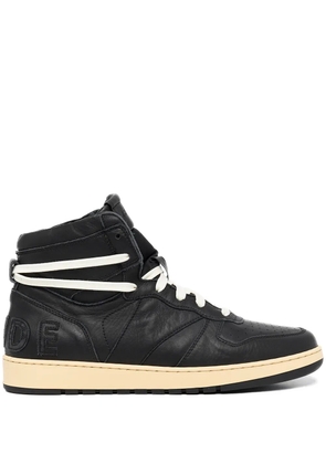 RHUDE Rhecess-Sky hi-top sneakers - Black