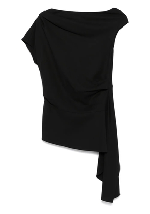 Simkhai pleat-detailed top - Black