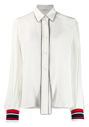 Golden Goose striped cuff shirt - White