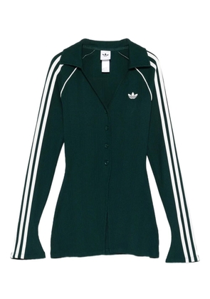 adidas button-up top - Green