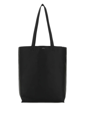 A.P.C. Maiko leather tote bag - Black