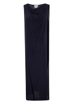 P.A.R.O.S.H. drape-neck shift dress - Blue