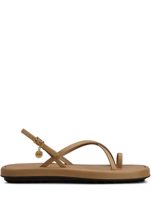 Tod's leather sandals - Brown