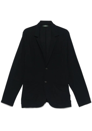 Zanone cotton blazer - Blue