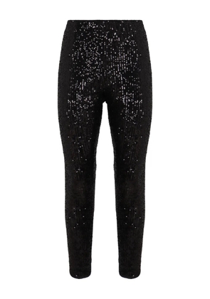 Weekend Max Mara sequin-embroidered leggings - Black