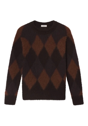 A.L.C. Ezra diamond-pattern sweater - Brown