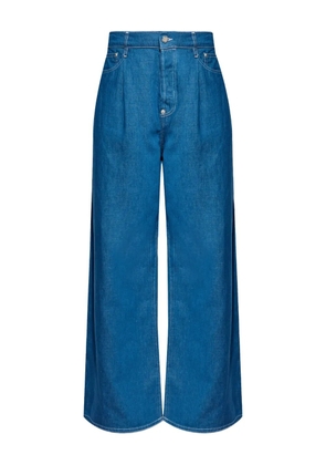 Kenzo pleat-detailed jeans - Blue