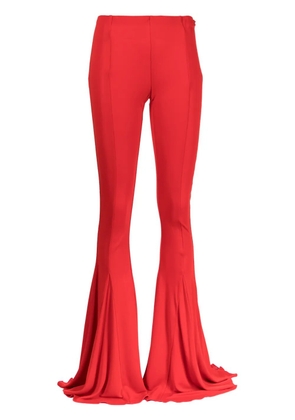 Blumarine stretch-jersey flared trousers