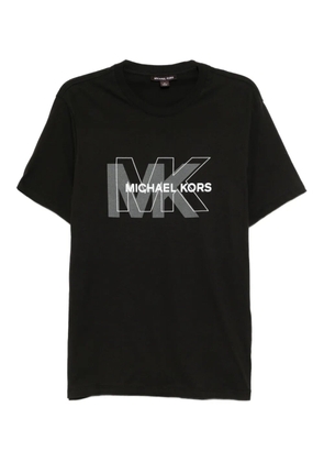 Michael Kors logo-embossed T-shirt - Black
