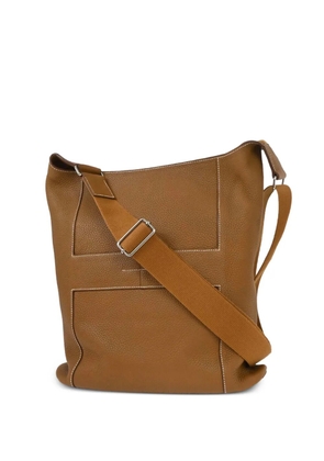 Hermès Pre-Owned 2008 GM Good News leather shoulder bag - Brown