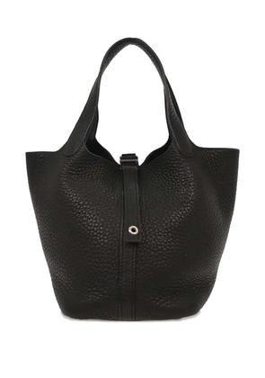 Hermès Pre-Owned 2008 18 Picotin Lock grained leather shoulder bag - Black