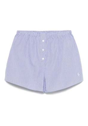 Sporty & Rich striped shorts - Blue