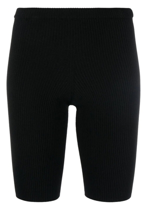 DSQUARED2 ribbed-knit cycling shorts - Black