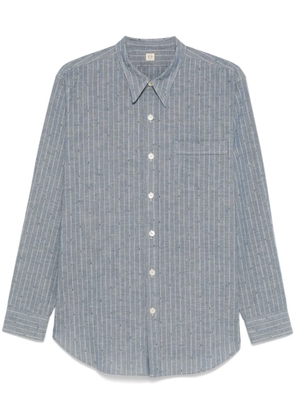 TAIGA TAKAHASHI striped shirt - Blue