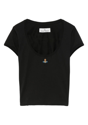 Vivienne Westwood Micro Lollo scoop-neck T-shirt - Black