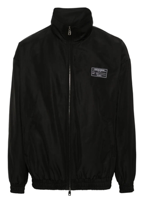Dolce & Gabbana logo-appliqué bomber jacket - Black