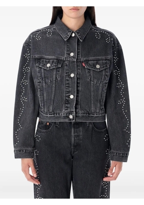Levi's 90's Trucker Studs embellished denim jacket - Black