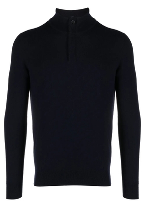 Zegna half-zip cashmere jumper - Blue
