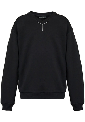 Y/Project logo-plaque jumper - Black