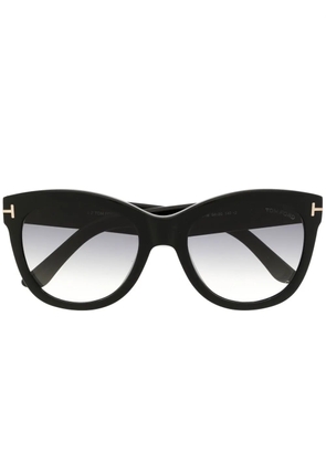 TOM FORD Eyewear gradient cat-eye sunglasses - Black