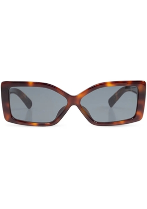 Jacquemus x Linda Farrow Spiaggia sunglasses - Brown